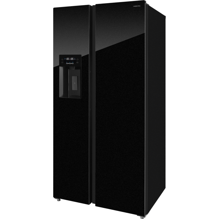 Отдельностоящий холодильник HIBERG RFS-655DX NFGB inverter