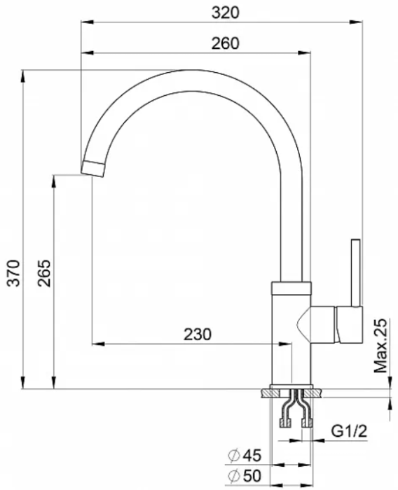 Смеситель GRANULA Распродажа GR-2125