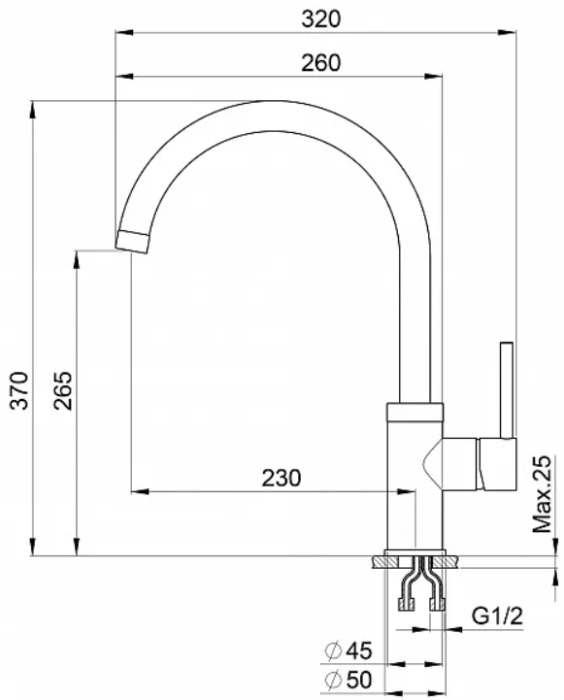 Смеситель GRANULA Распродажа GR-2125